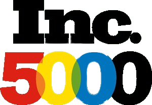 About the logo of Inc. 5000 featuring bold, multicolored numbers and the word "inc." in black at the top.